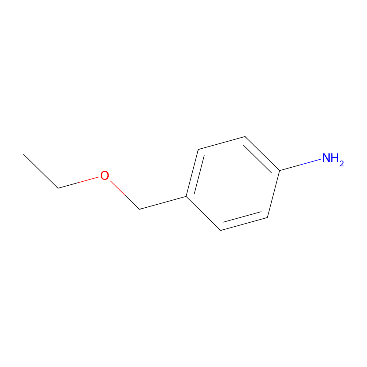 4-(Ethoxymethyl)aniline molecular structure, CAS 859791-59-6