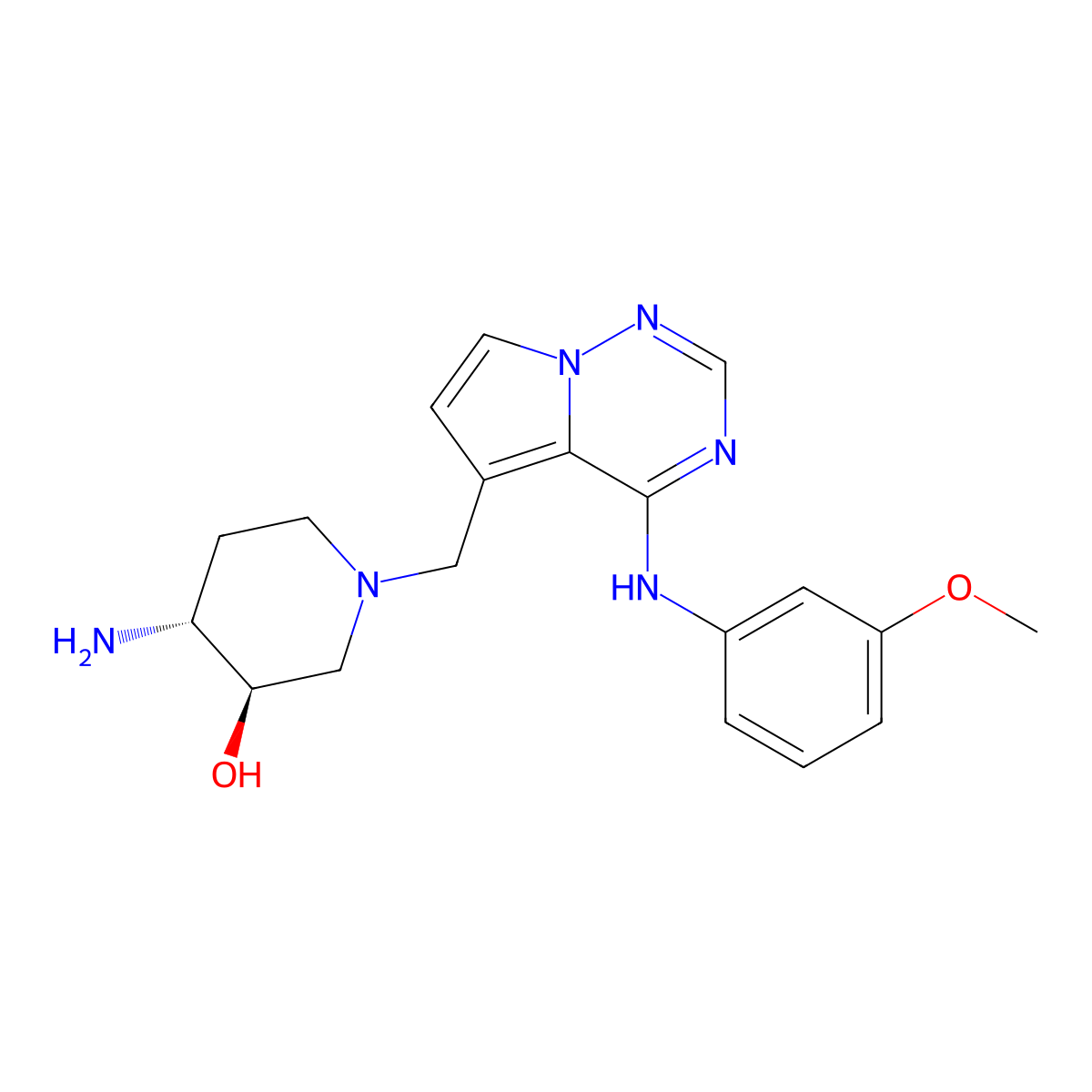 Bms-690514 molecular structure, CAS 859853-30-8
