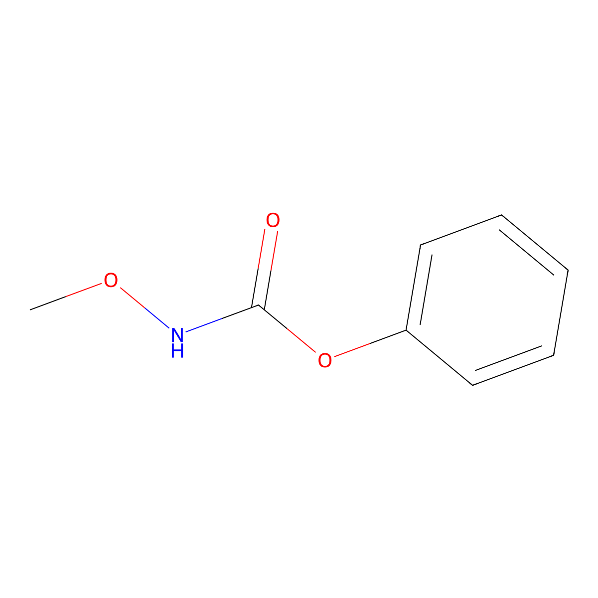 Phenyl methoxycarbamate molecular structure, CAS 85989-62-4