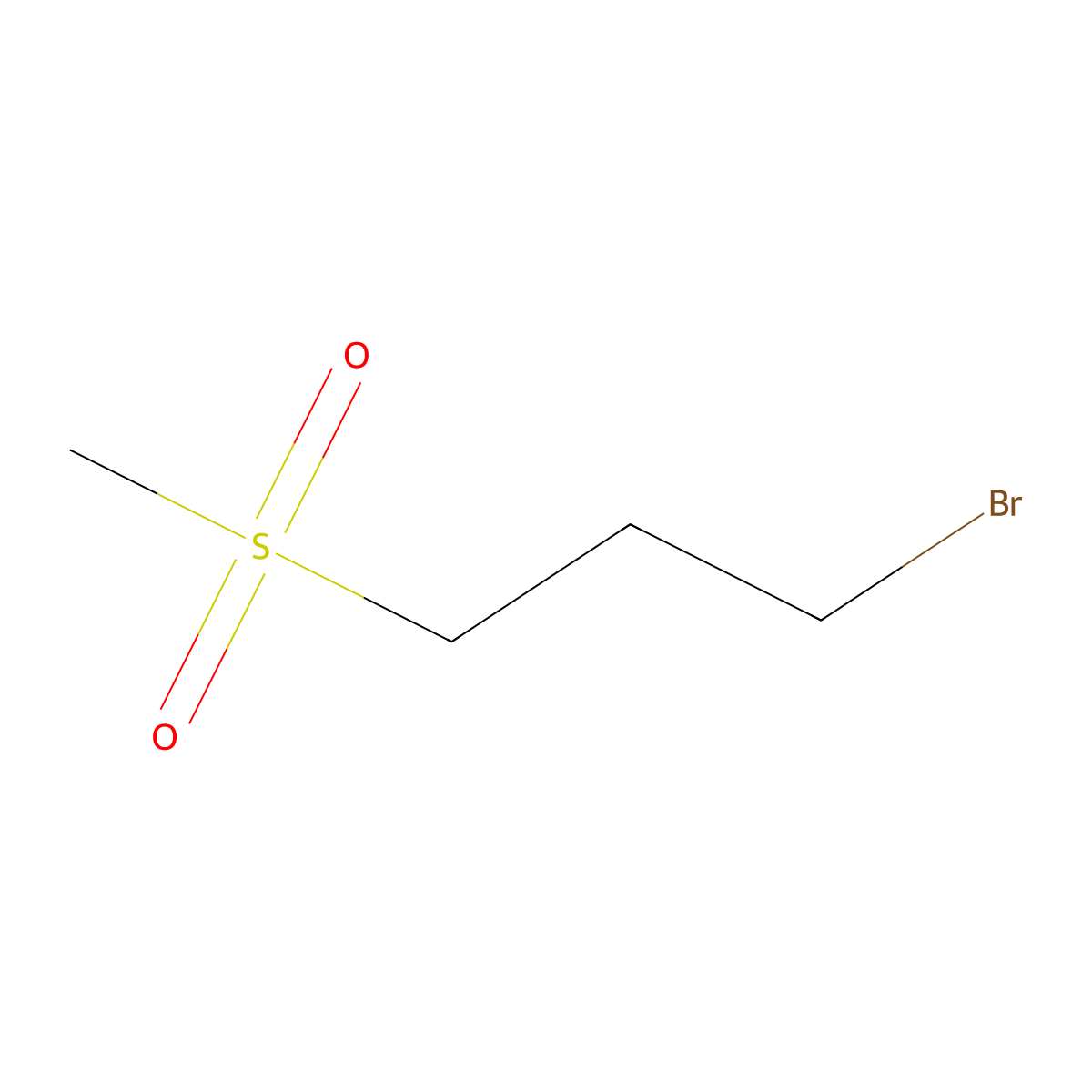 1-Bromo-3-methanesulfonylpropane molecular structure, CAS 859940-73-1