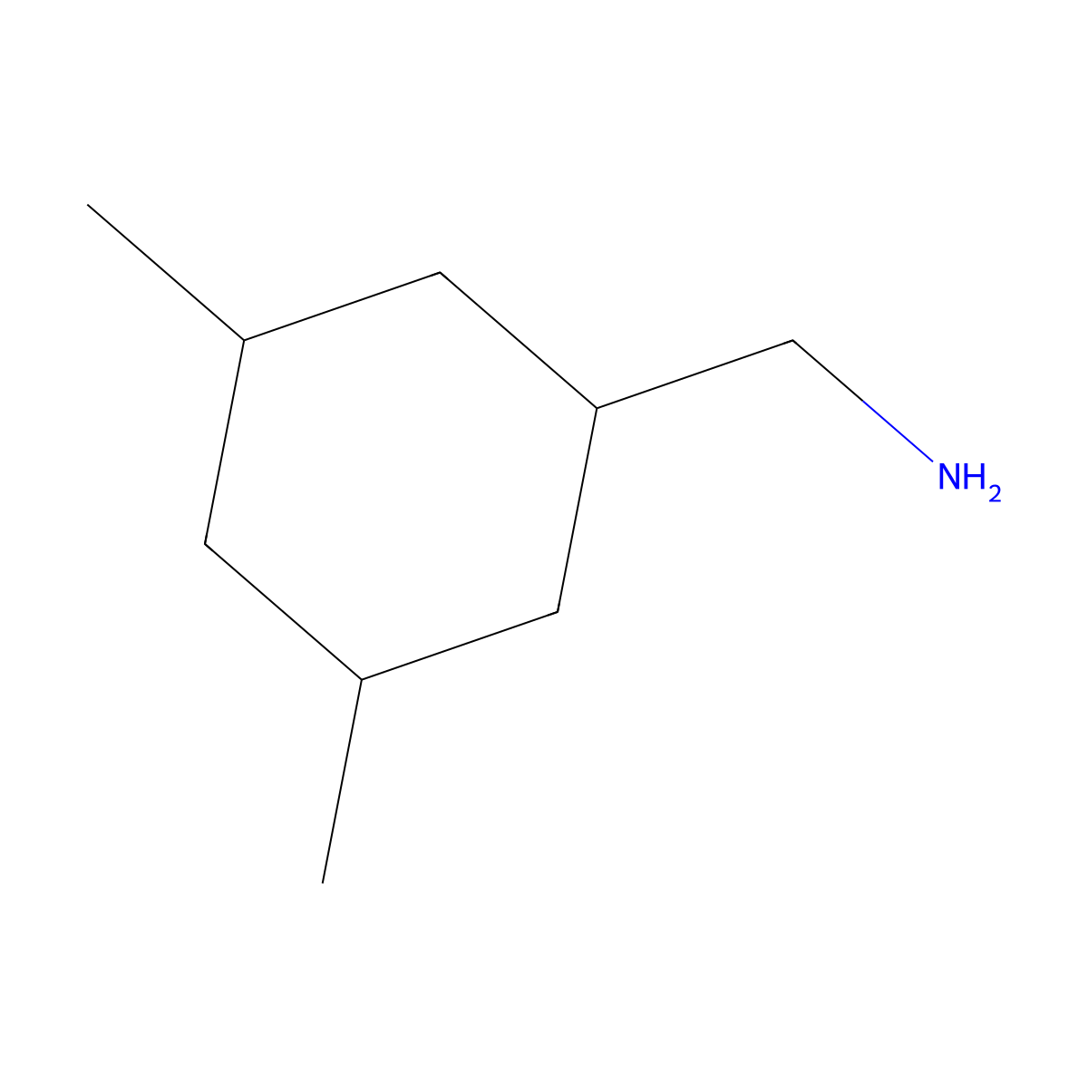 (3,5-Dimethylcyclohexyl)methanamine molecular structure, CAS 859946-83-1