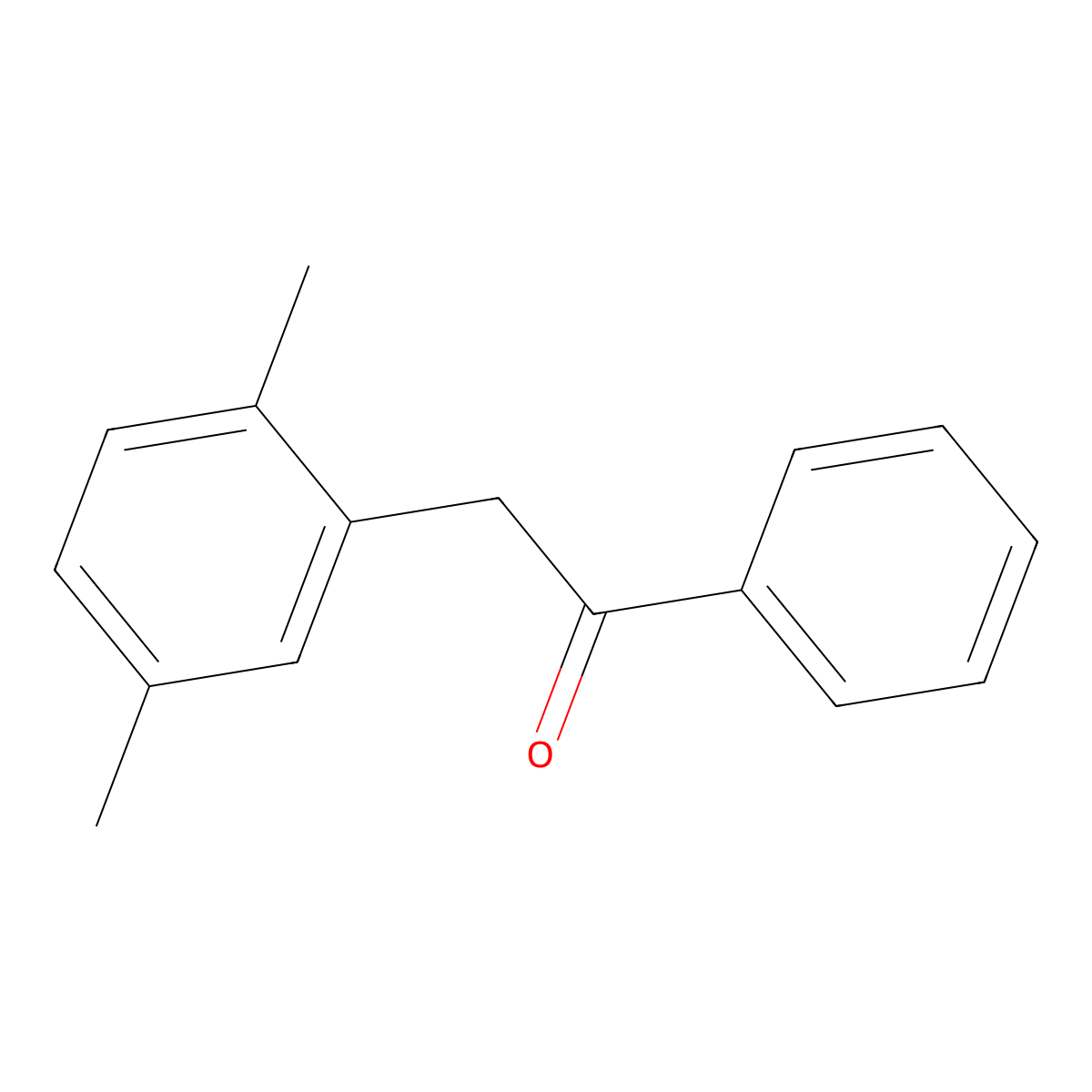 2-(2,5-Dimethylphenyl)-1-phenylethan-1-one molecular structure, CAS 85995-31-9