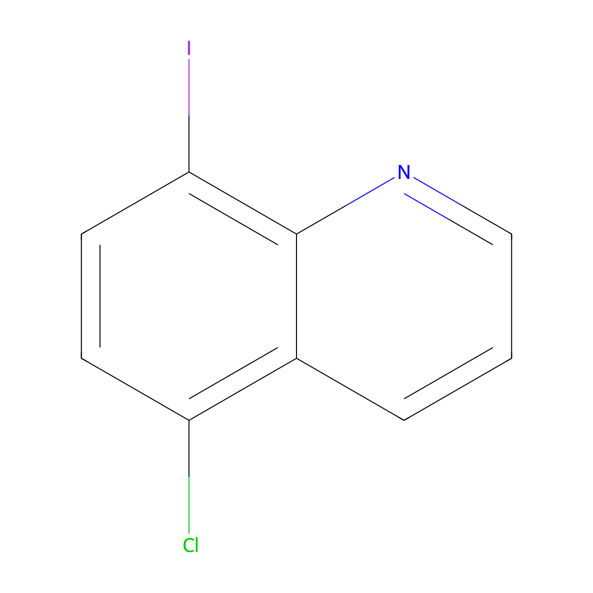 5-Chloro-8-iodoquinoline molecular structure, CAS 859958-87-5