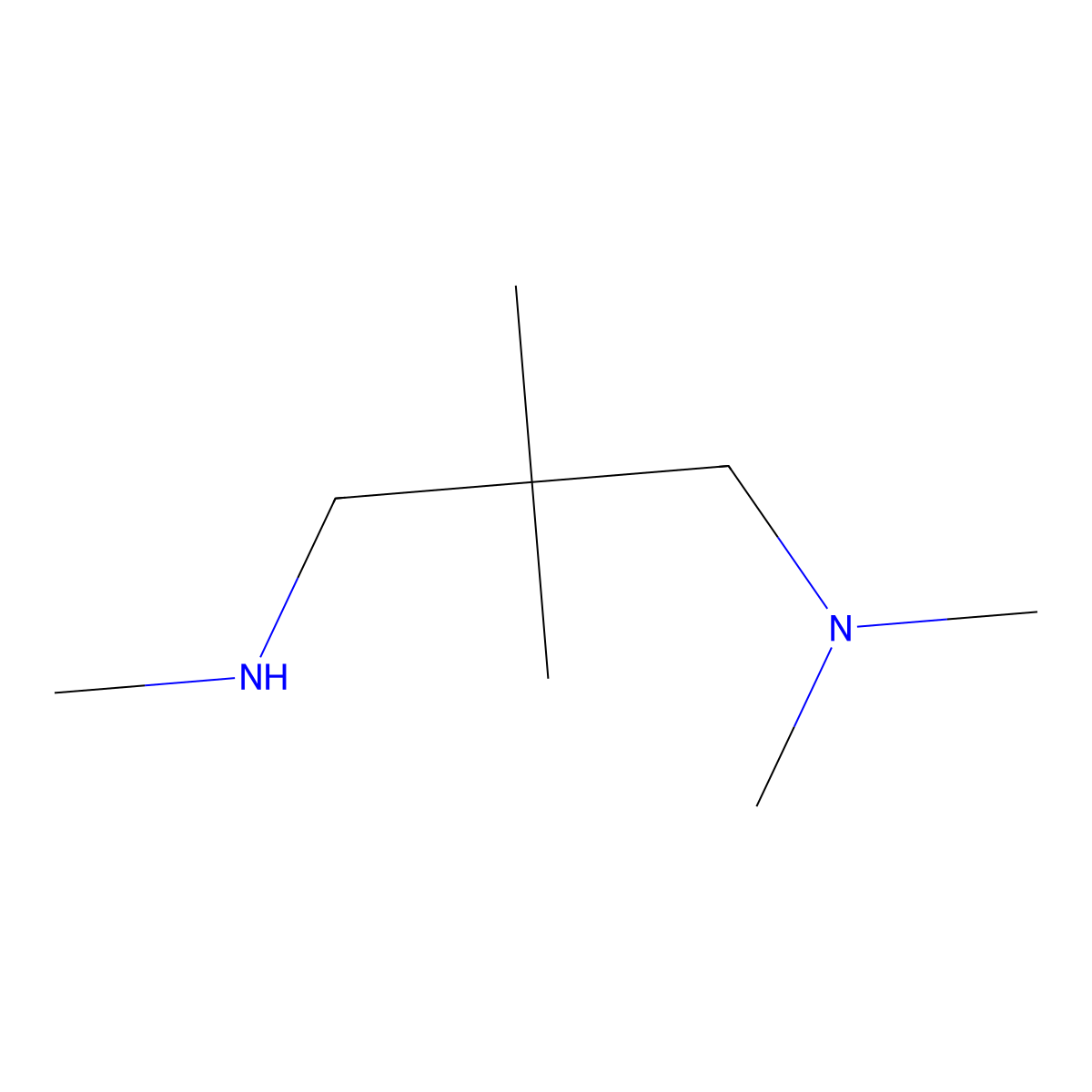 [3-(Dimethylamino)-2,2-dimethylpropyl](methyl)amine molecular structure, CAS 85996-44-7
