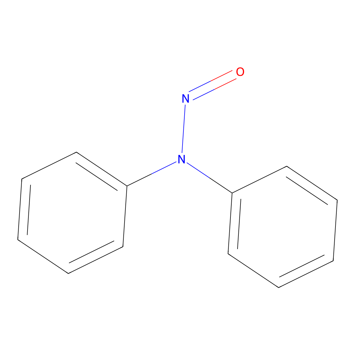 N-Nitrosodiphenylamine molecular structure, CAS 86-30-6
