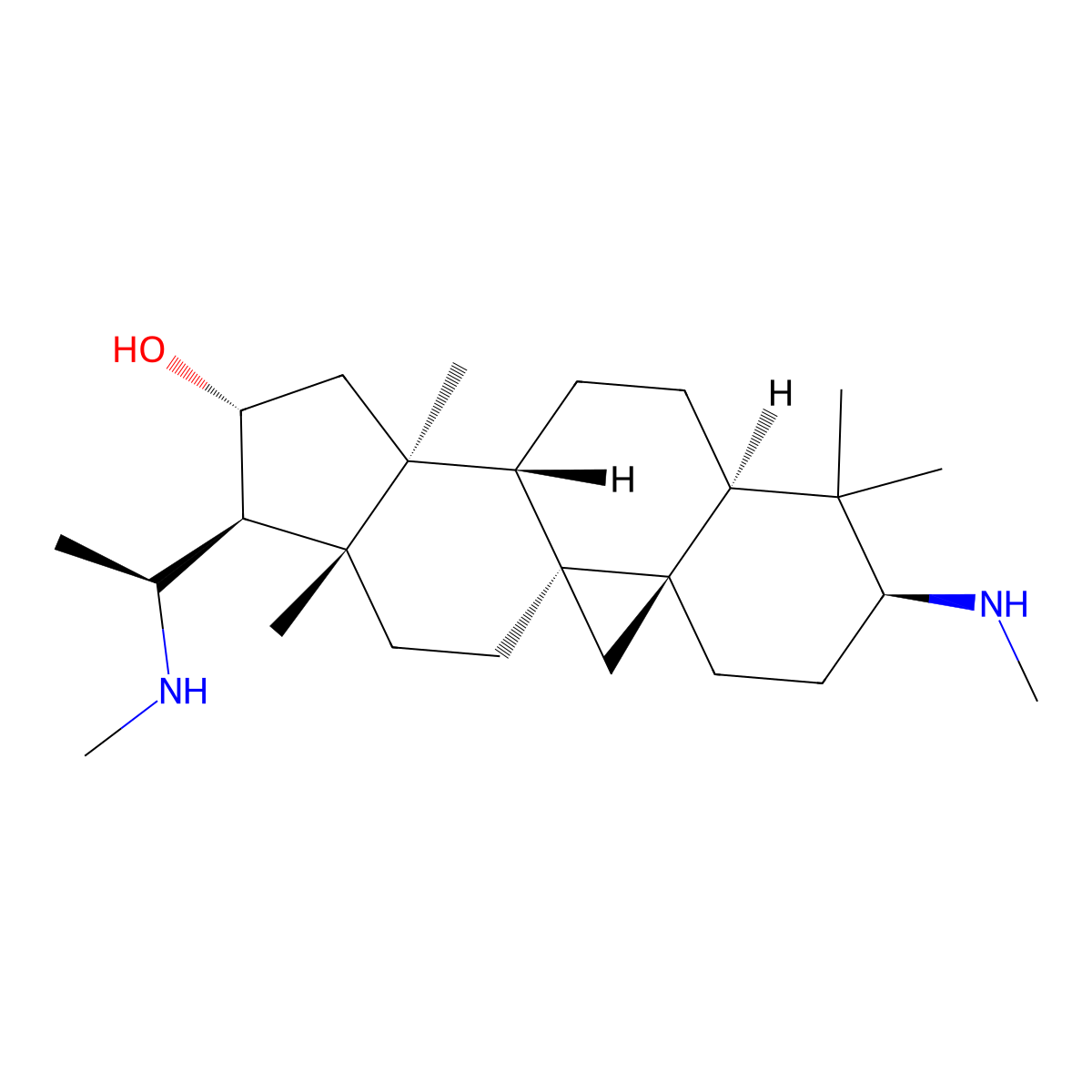 Cyclovirobuxine molecular structure, CAS 860-79-7