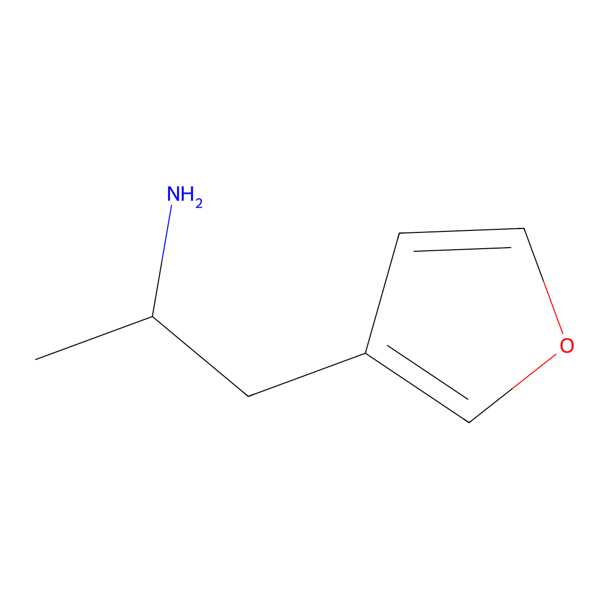 1-(Furan-3-yl)propan-2-amine molecular structure, CAS 860115-32-8