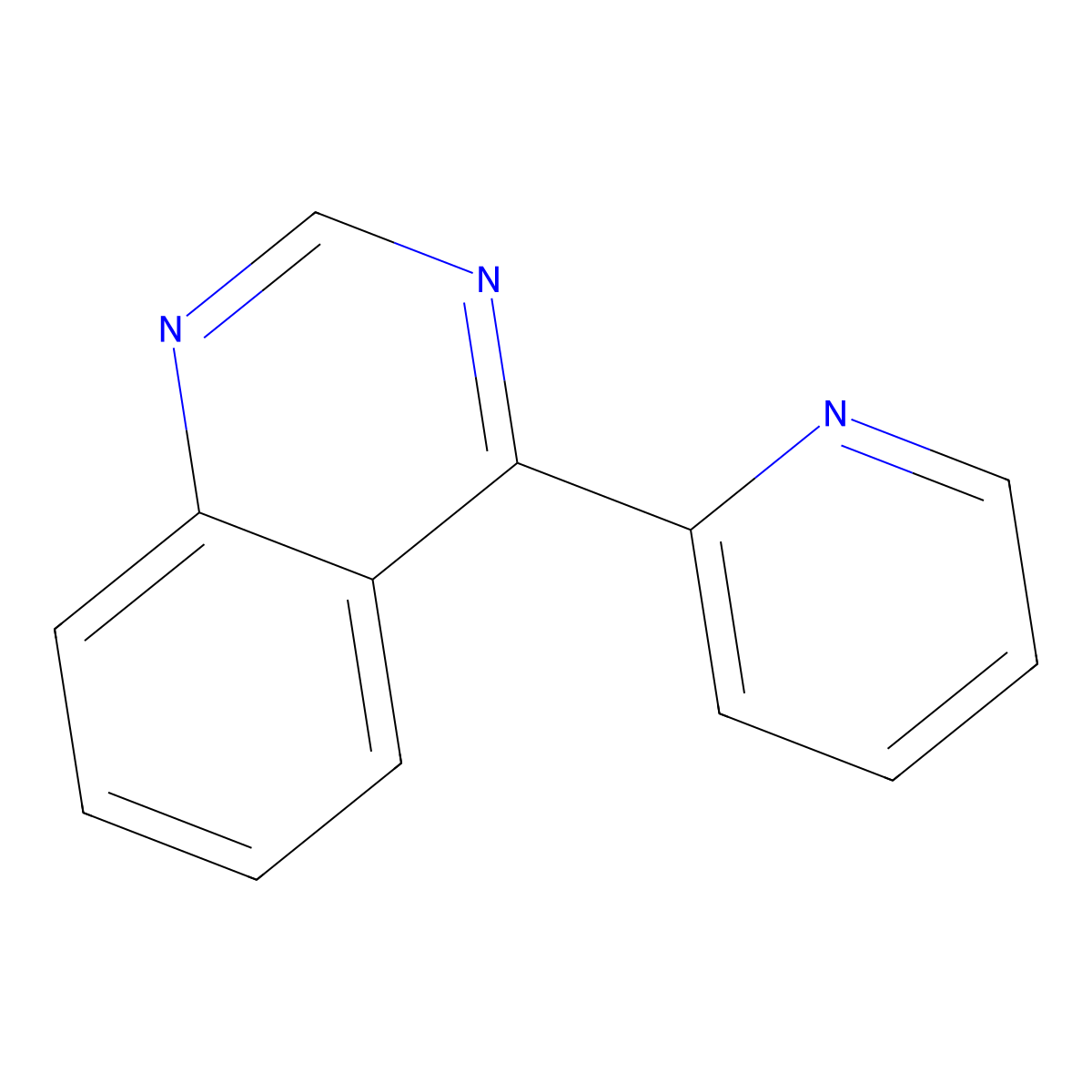 4-(2-Pyridinyl)quinazoline molecular structure, CAS 860192-55-8