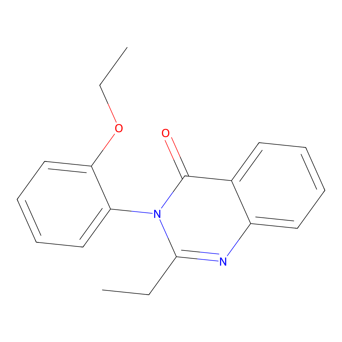 3-(2-ethoxy-phenyl)-2-ethyl-3H-quinazolin-4-one molecular structure, CAS 860193-10-8