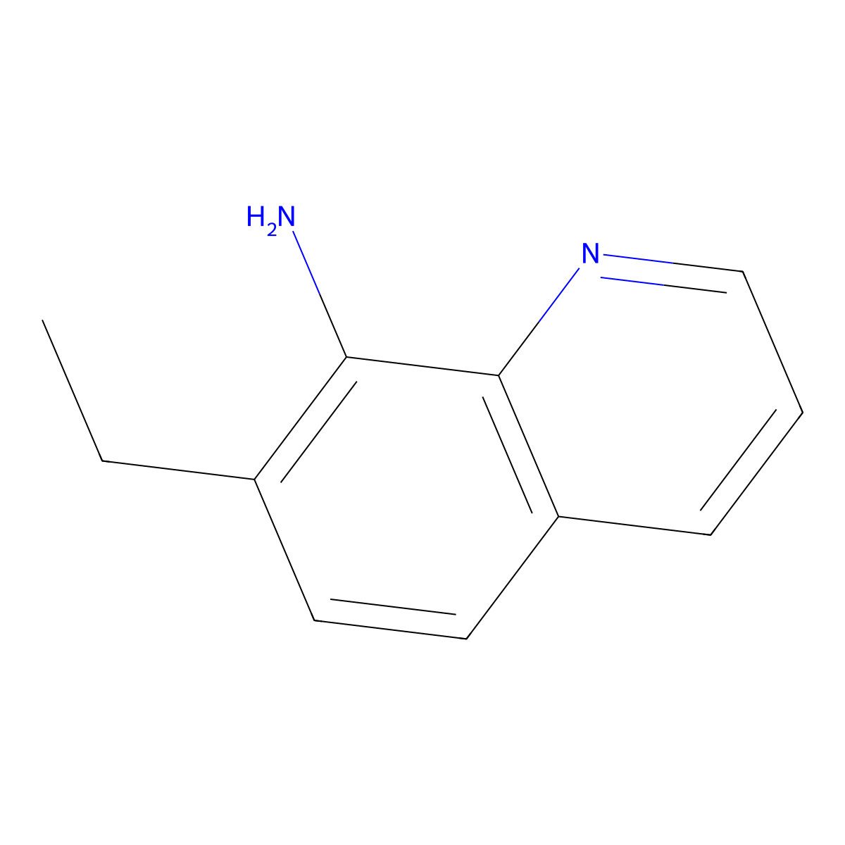 7-Ethyl-8-quinolinamine molecular structure, CAS 860193-80-2
