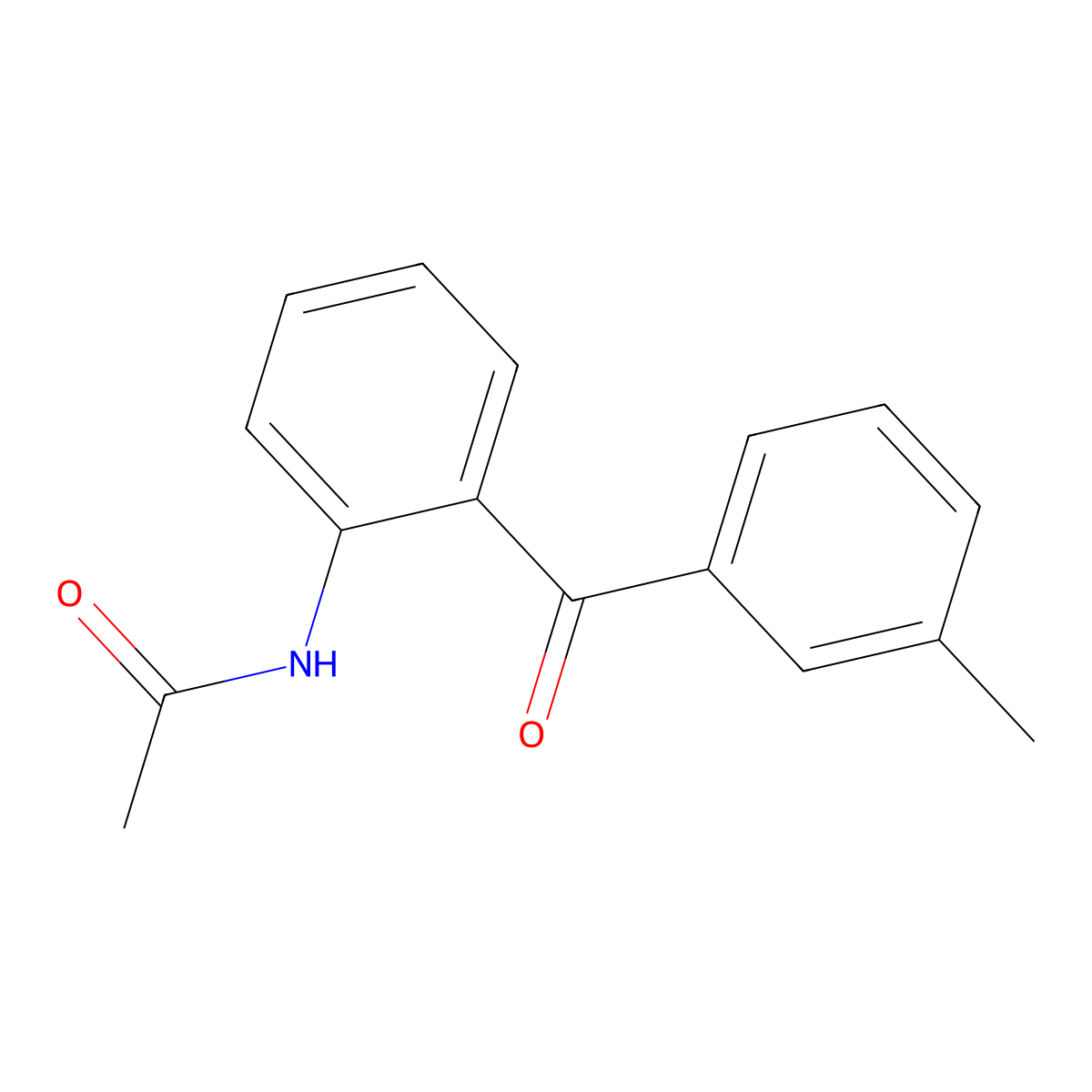 N-[2-(3-methylbenzoyl)phenyl]acetamide molecular structure, CAS 860218-13-9