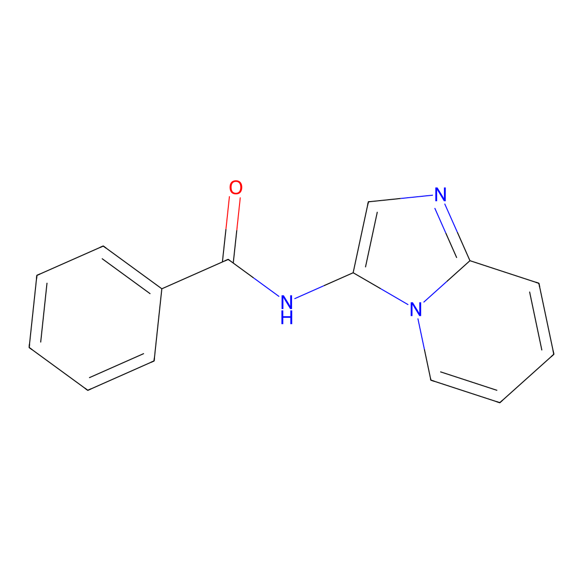 N-(Imidazo[1,2-a]pyridin-3-yl)benzamide molecular structure, CAS 860257-98-3