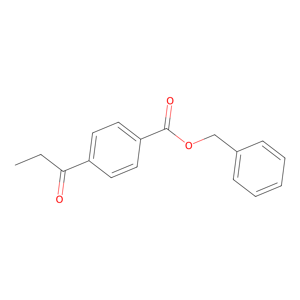 Benzyl 4-propanoylbenzoate molecular structure, CAS 860344-53-2