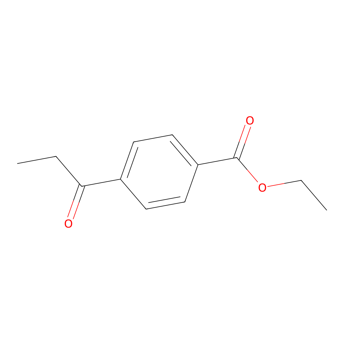 Ethyl 4-propionylbenzoate molecular structure, CAS 860344-87-2