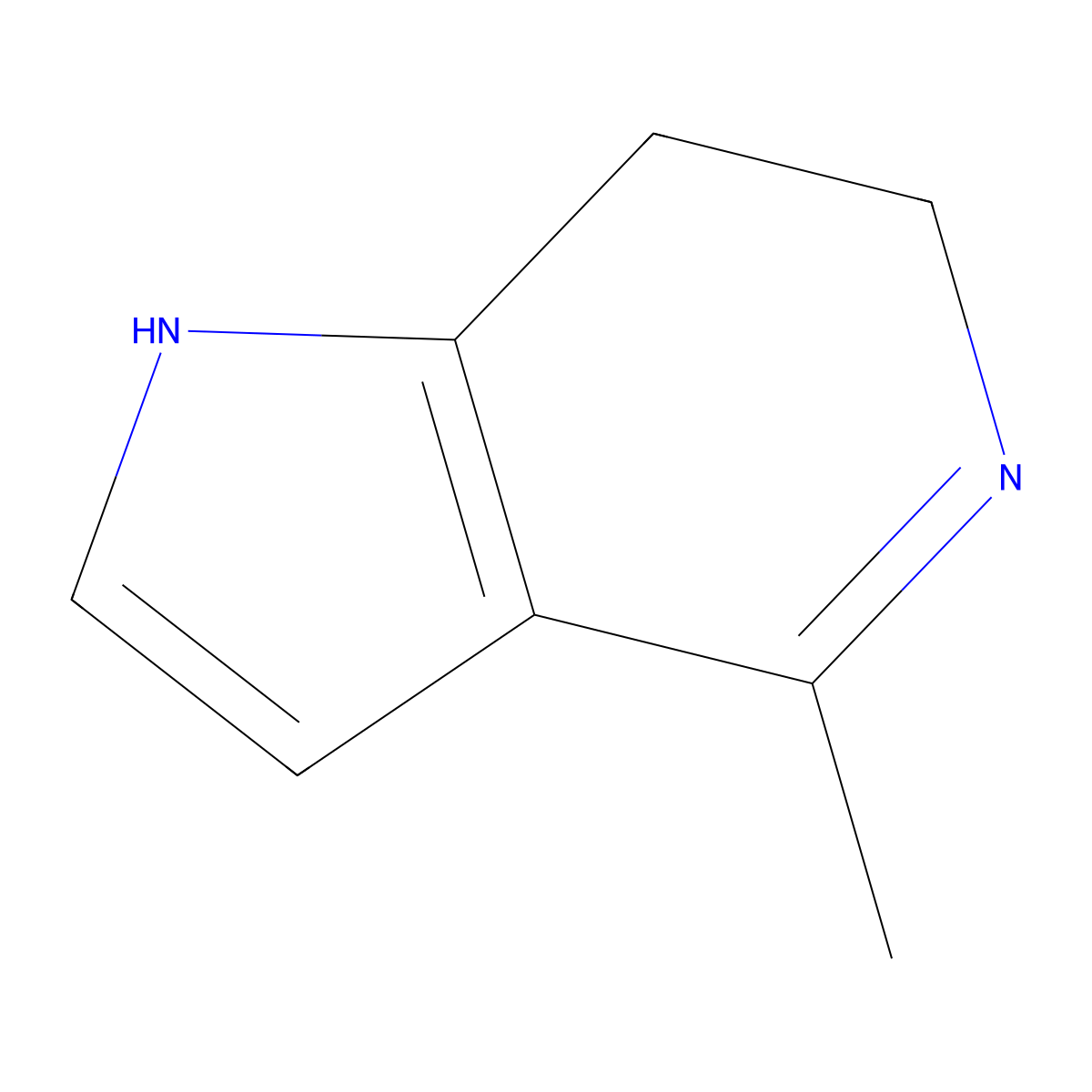 4-Methyl-1H,6H,7H-pyrrolo[3,2-C]pyridine molecular structure, CAS 860362-32-9