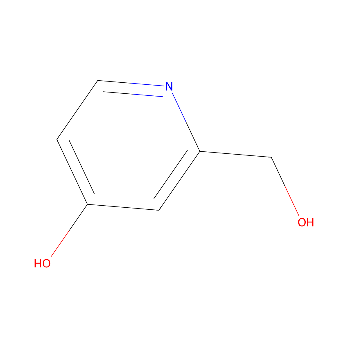 2-(Hydroxymethyl)-1,4-dihydropyridin-4-one molecular structure, CAS 860411-74-1