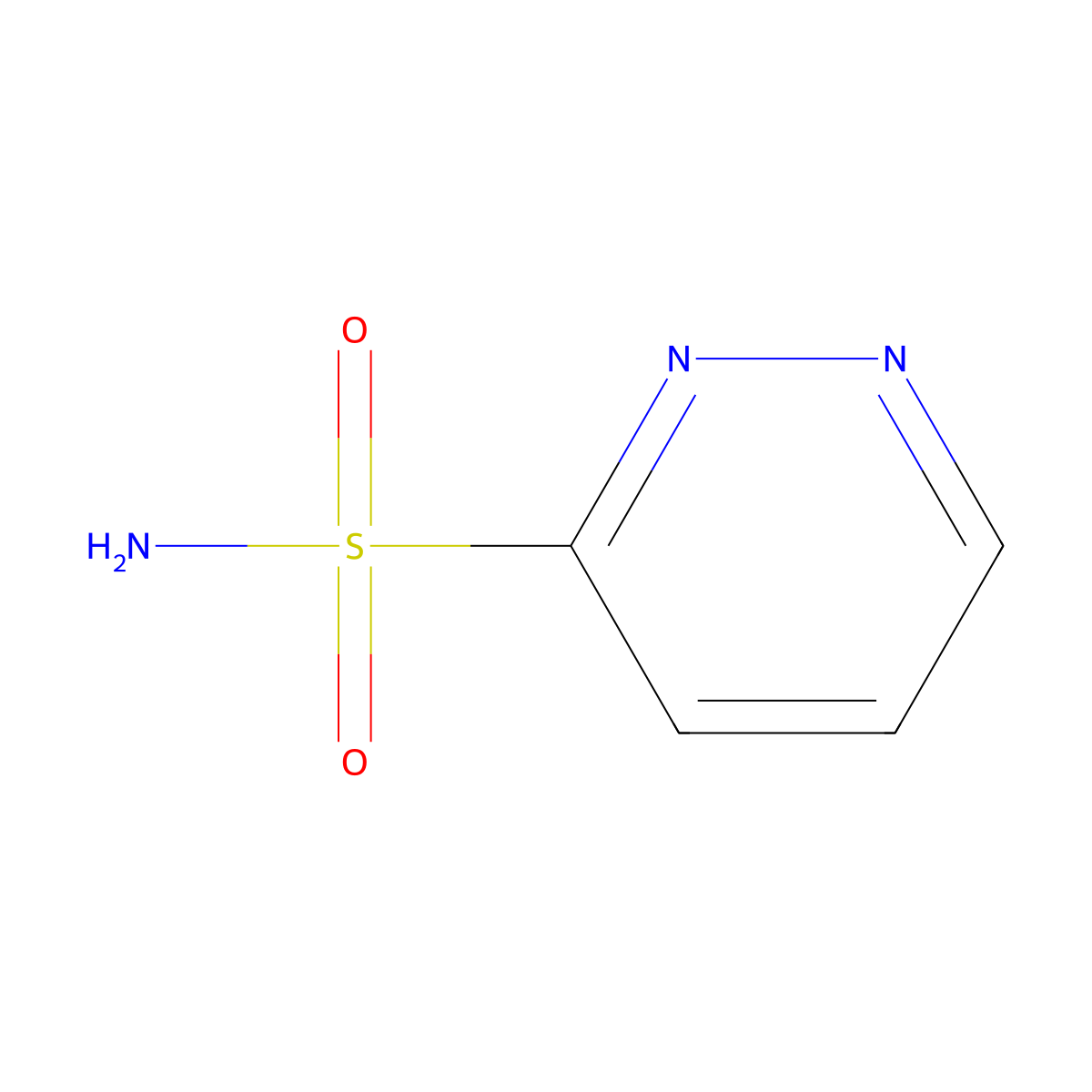 Pyridazine-3-sulfonamide molecular structure, CAS 860448-30-2