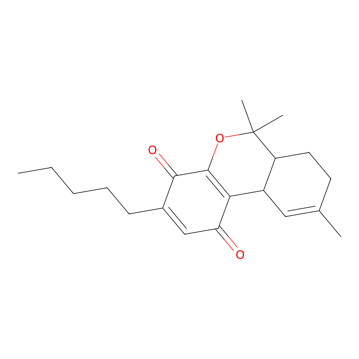 Delta9-THCQ molecular structure, CAS 860480-30-4