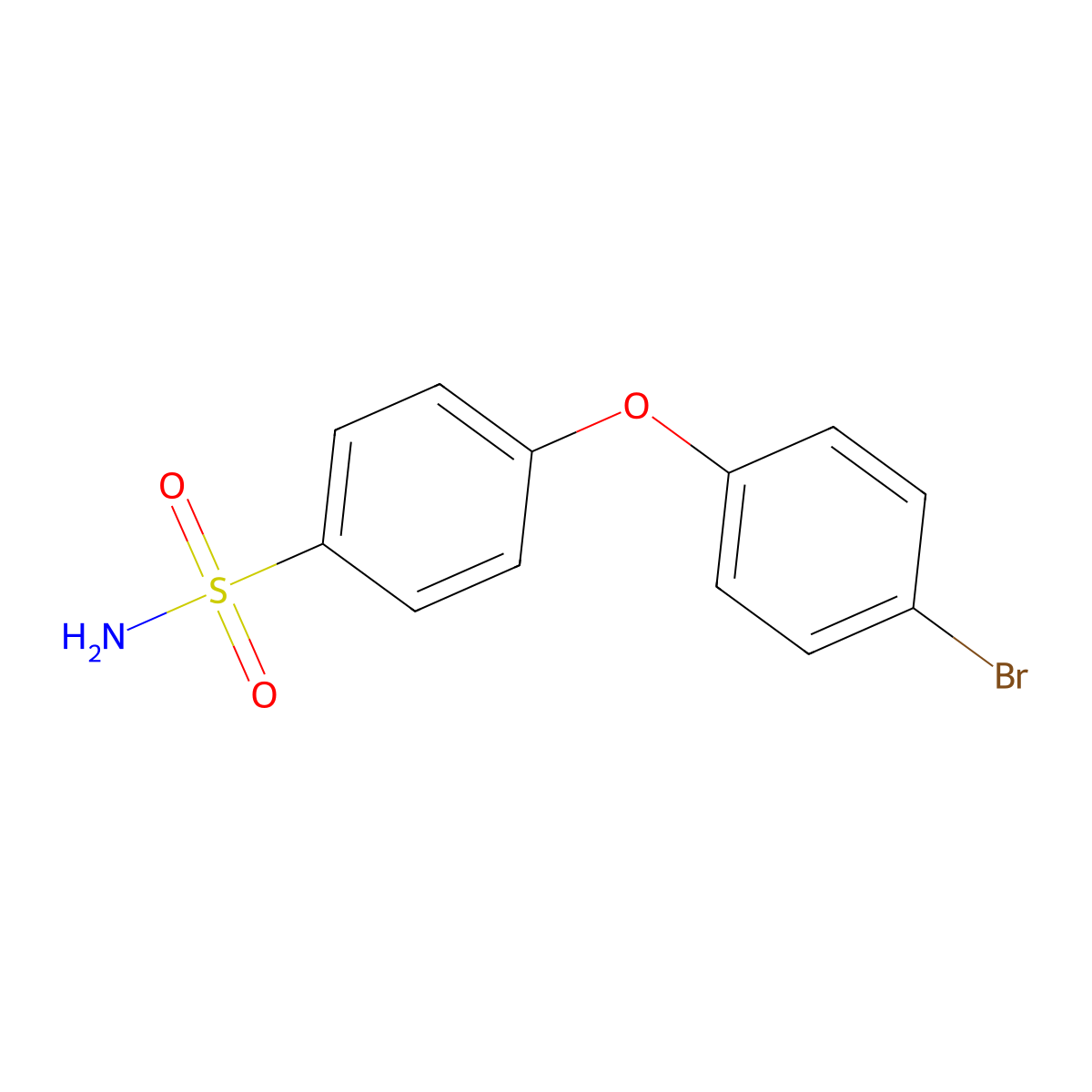 4-(4-Bromophenoxy)benzenesulfonamide molecular structure, CAS 860515-97-5