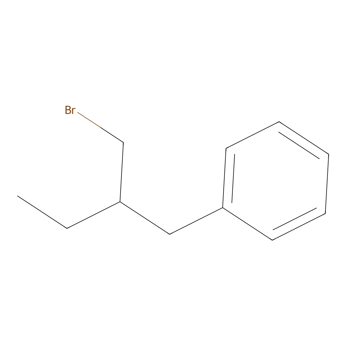 [2-(Bromomethyl)butyl]benzene molecular structure, CAS 860519-33-1