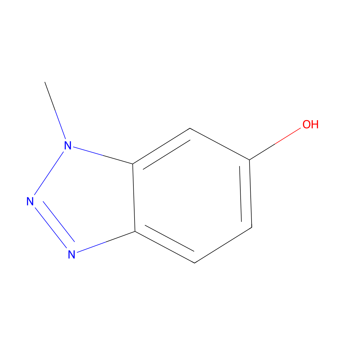 1-Methyl-1h-1,2,3-benzotriazol-6-ol molecular structure, CAS 860567-07-3