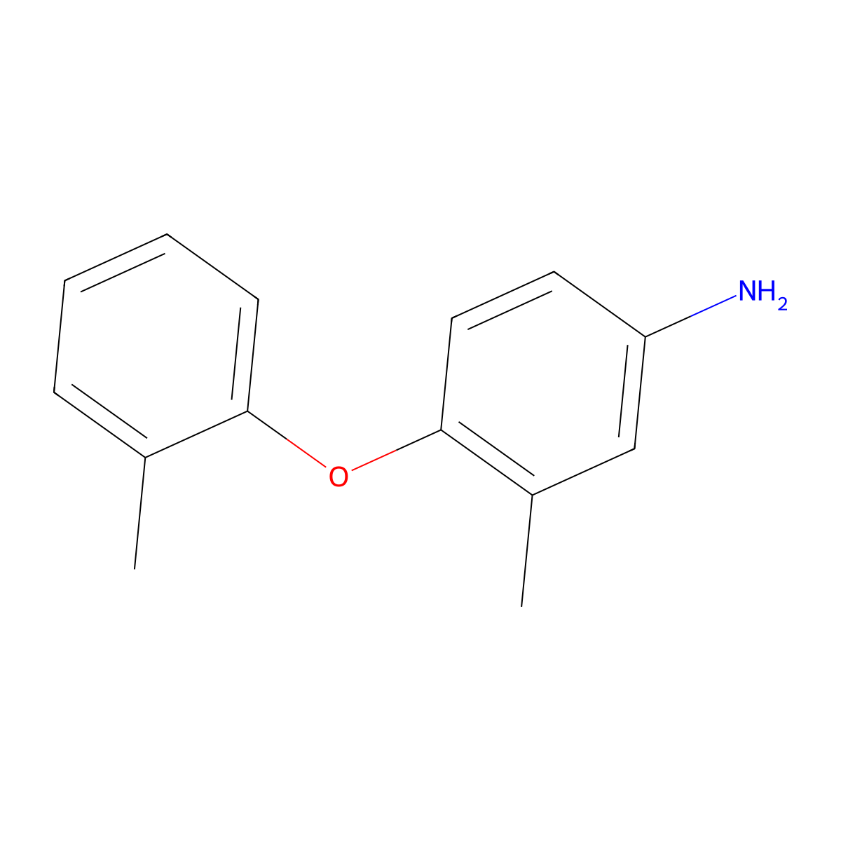 3-Methyl-4-(2-methylphenoxy)aniline molecular structure, CAS 860573-00-8