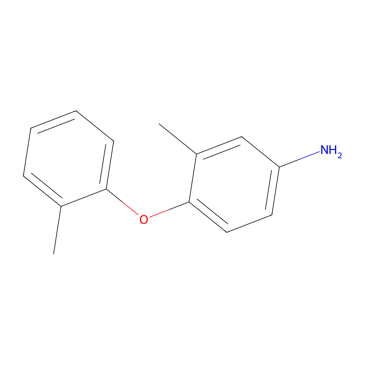 3-Methyl-4-(2-methylphenoxy)aniline molecular structure, CAS 860573-00-8
