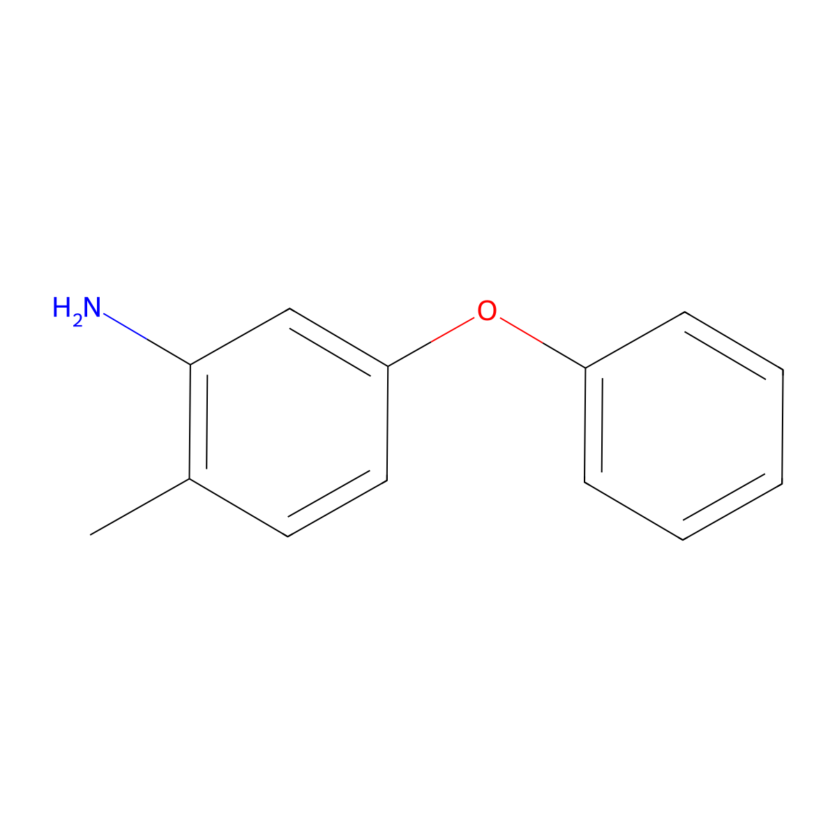 2-Methyl-5-phenoxybenzenamine molecular structure, CAS 860573-45-1