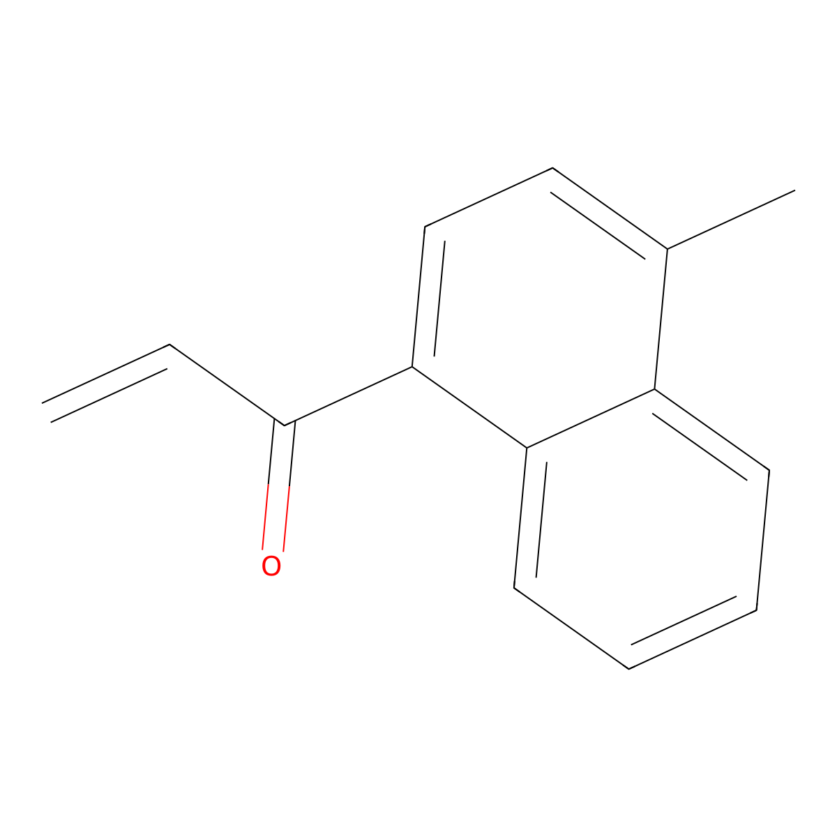 1-(4-Methylnaphthalen-1-yl)prop-2-en-1-one molecular structure, CAS 860582-59-8