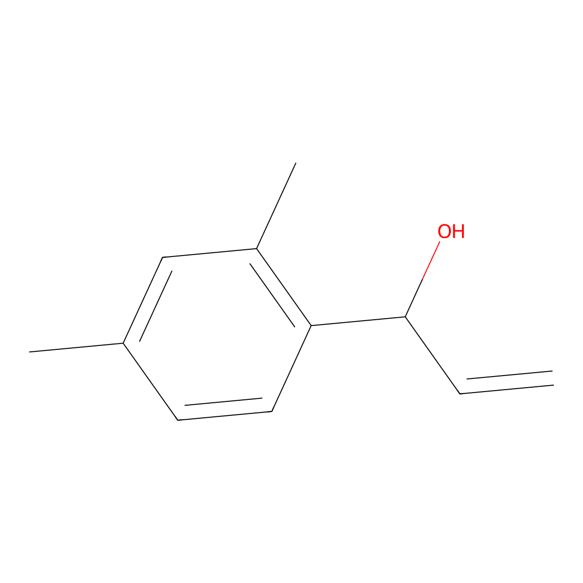 1-(2,4-Dimethylphenyl)prop-2-en-1-ol molecular structure, CAS 860590-73-4