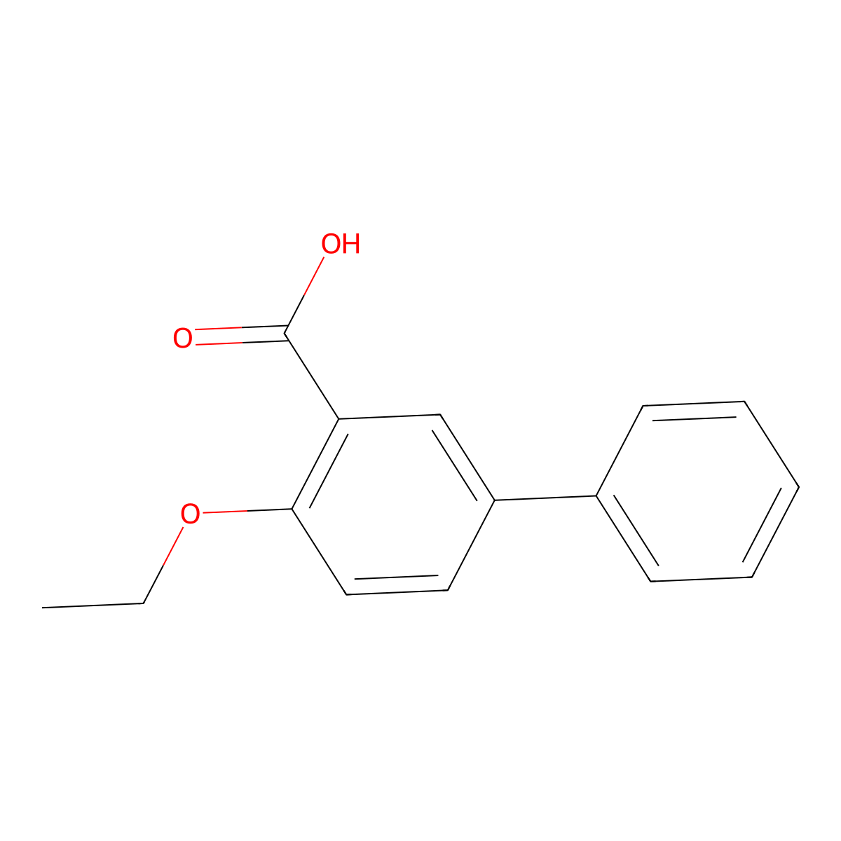 4-Ethoxy-[1,1'-biphenyl]-3-carboxylic acid molecular structure, CAS 860676-29-5