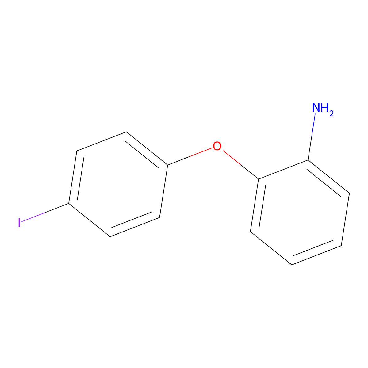 2-(4-Iodo-phenoxy)-phenylamine molecular structure, CAS 860677-85-6