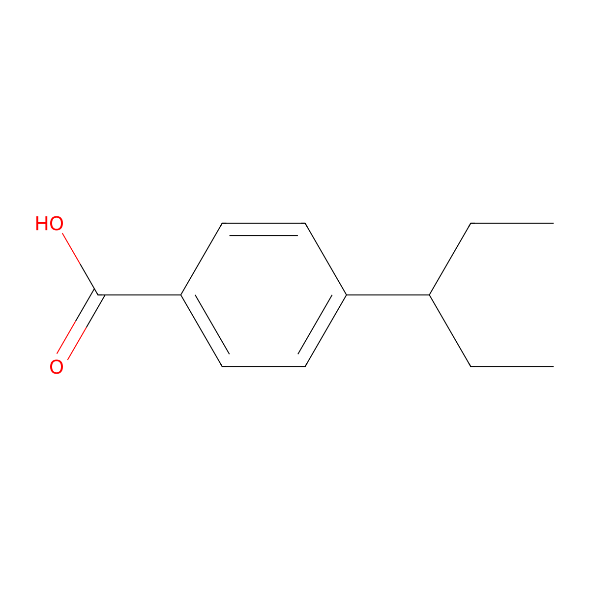 4-(Pentan-3-yl)benzoic acid molecular structure, CAS 860698-63-1