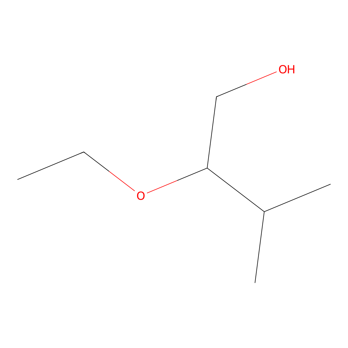 2-Ethoxy-3-methylbutan-1-ol molecular structure, CAS 860704-94-5