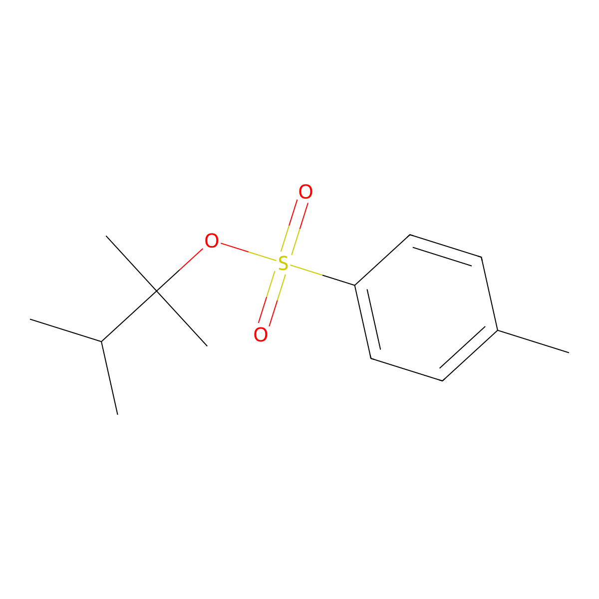 2,3-Dimethylbutan-2-yl 4-methylbenzene-1-sulfonate molecular structure, CAS 860705-62-0