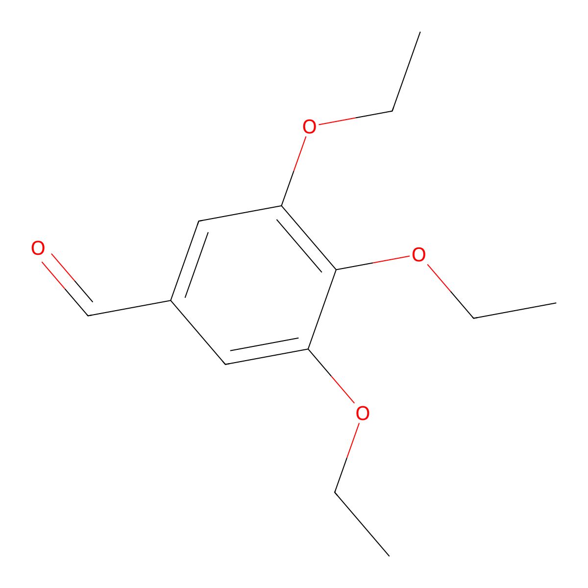 3,4,5-Triethoxybenzaldehyde molecular structure, CAS 860724-22-7
