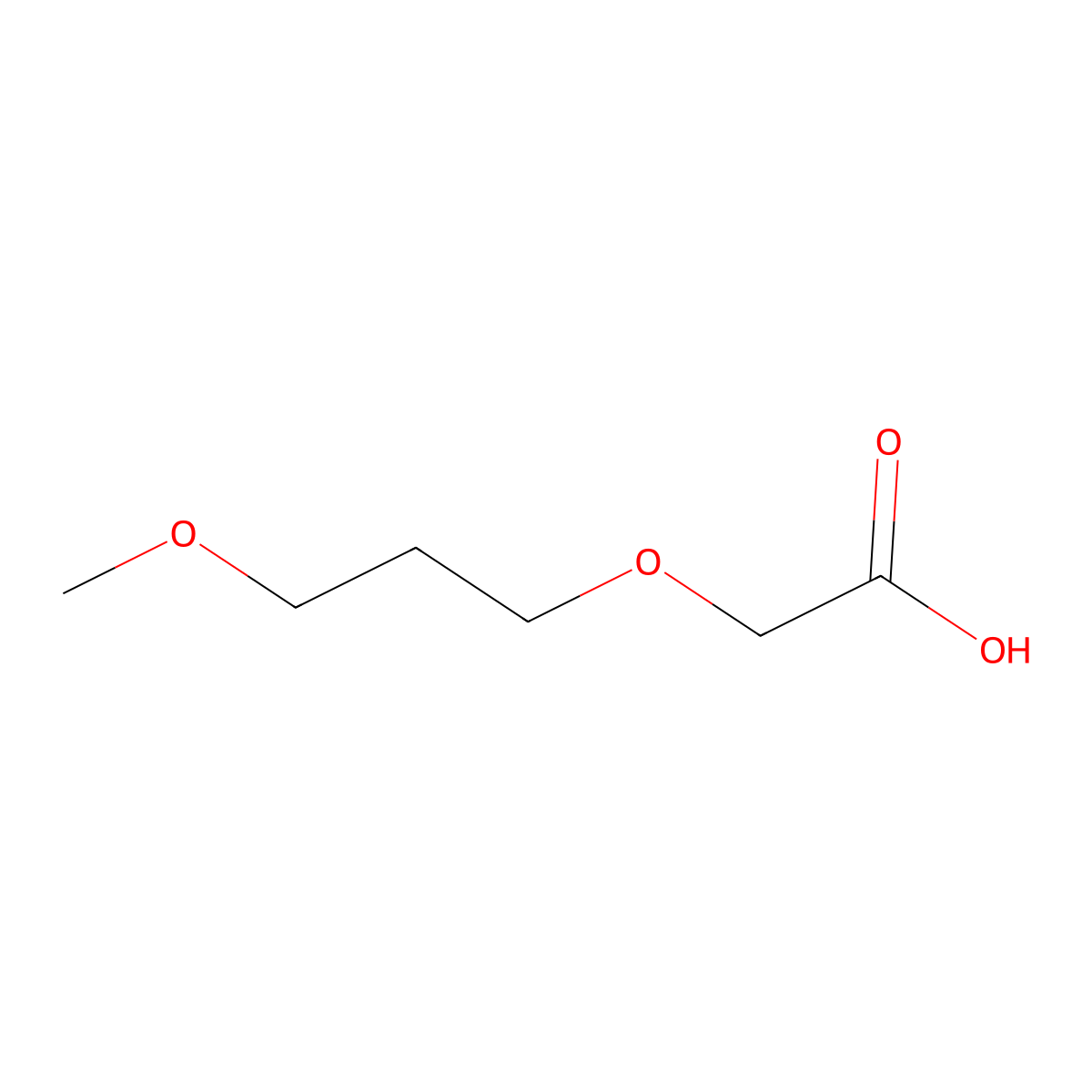 2-(3-Methoxypropoxy)acetic acid molecular structure, CAS 860743-98-2