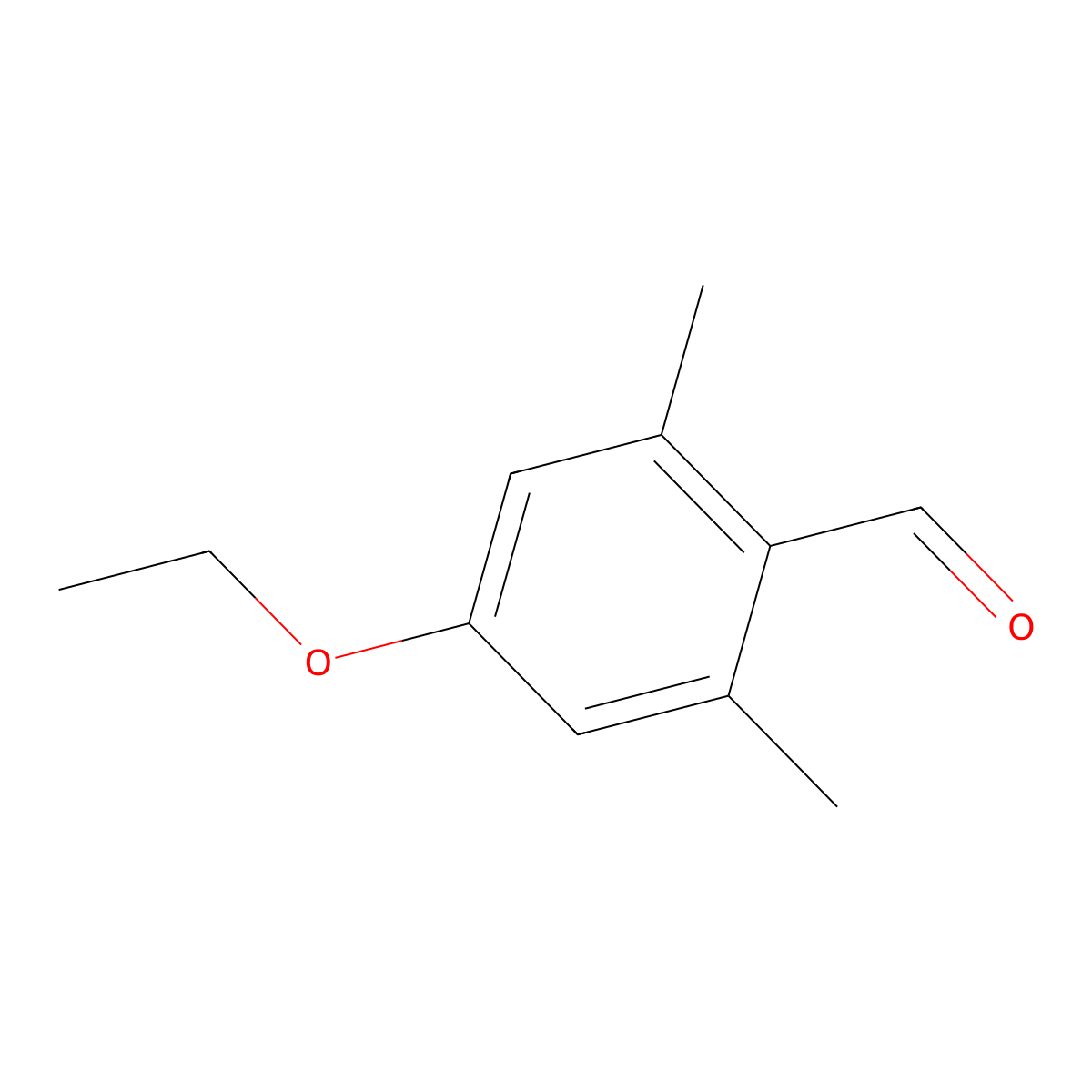 4-Ethoxy-2,6-dimethylbenzaldehyde molecular structure, CAS 860748-43-2