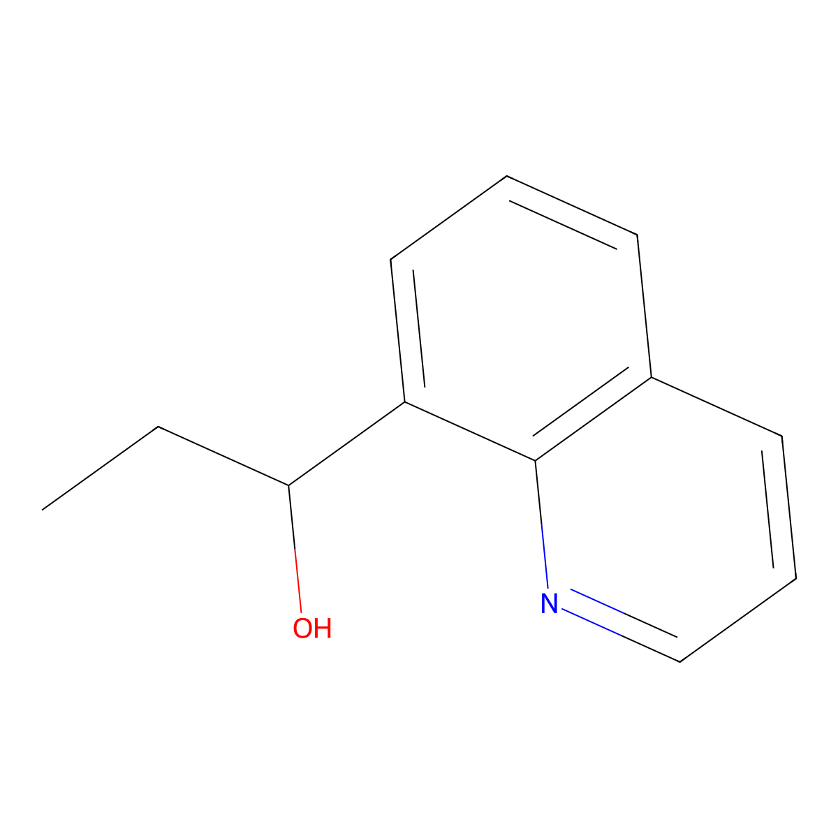 1-(Quinolin-8-yl)propan-1-ol molecular structure, CAS 860757-76-2