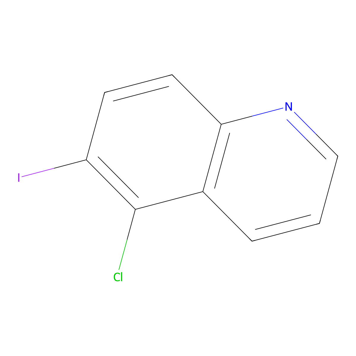 5-Chloro-6-iodoquinoline molecular structure, CAS 860757-95-5