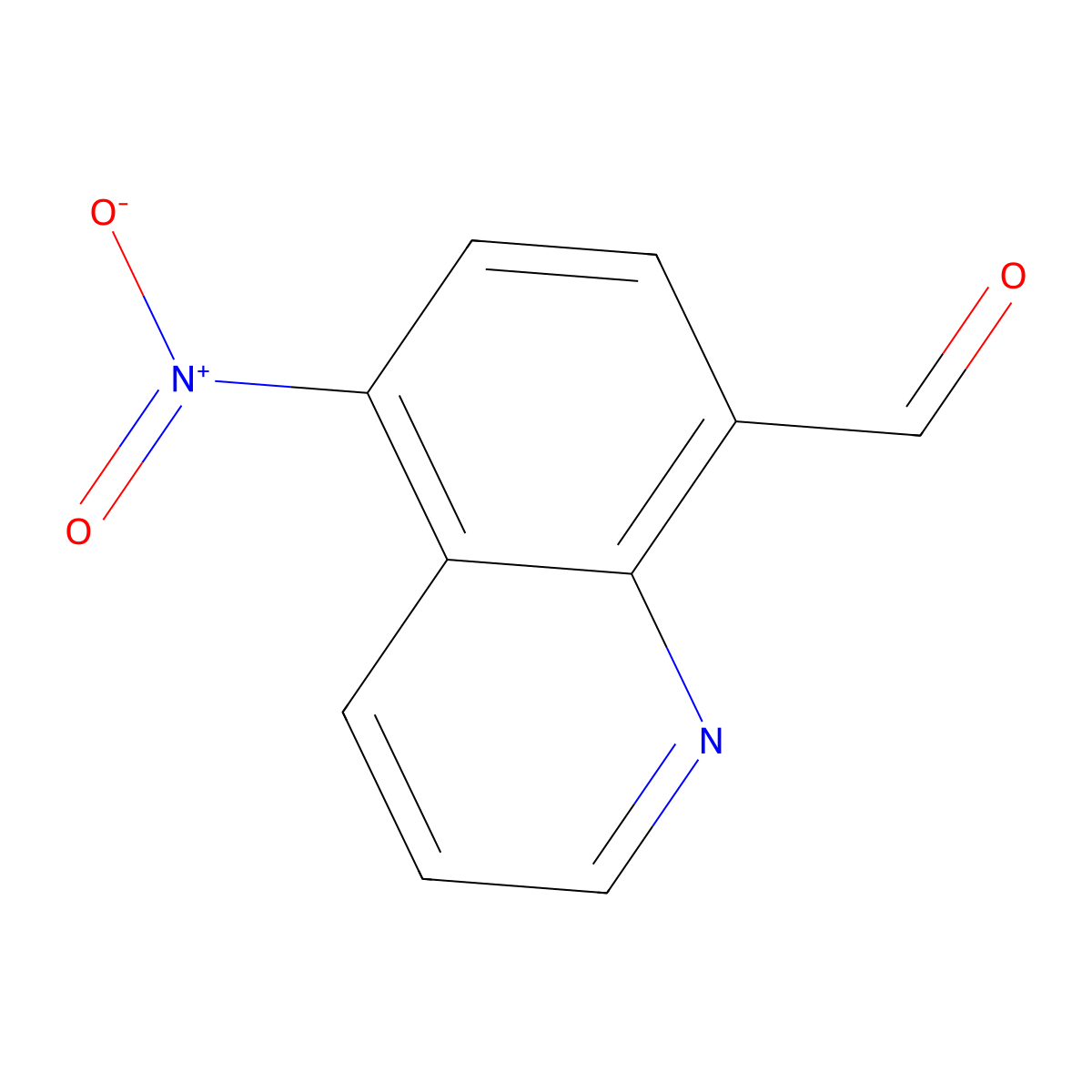 5-Nitroquinoline-8-carbaldehyde molecular structure, CAS 860758-26-5