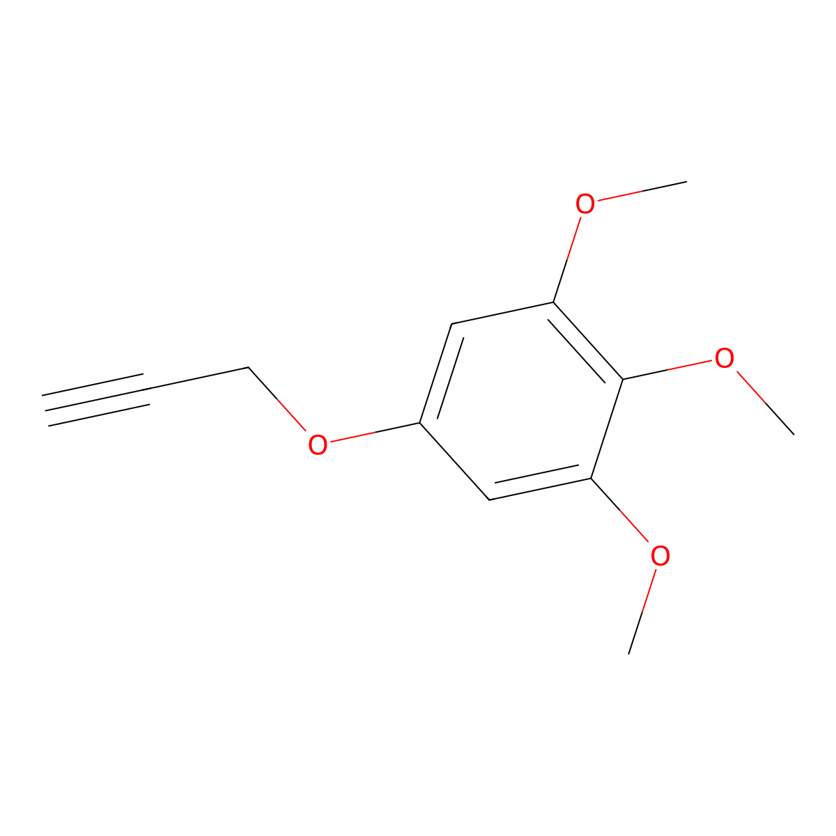 1,2,3-Trimethoxy-5-(2-propyn-1-yloxy)benzene molecular structure, CAS 860787-50-4