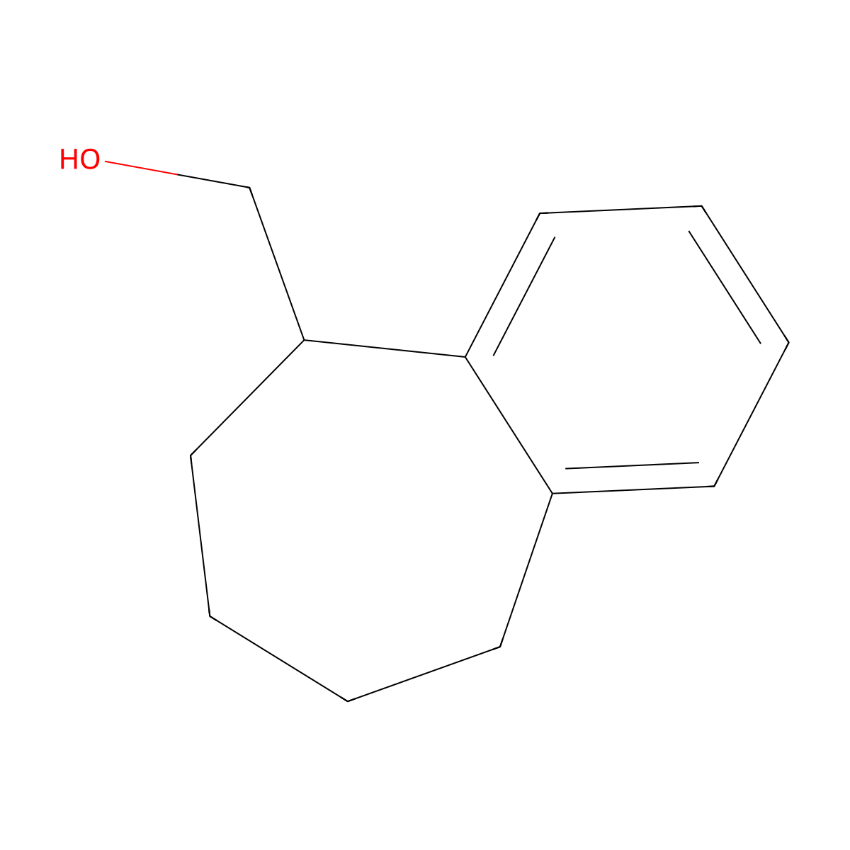 {6,7,8,9-Tetrahydro-5h-benzo[7]annulen-5-yl}methanol molecular structure, CAS 86088-41-7