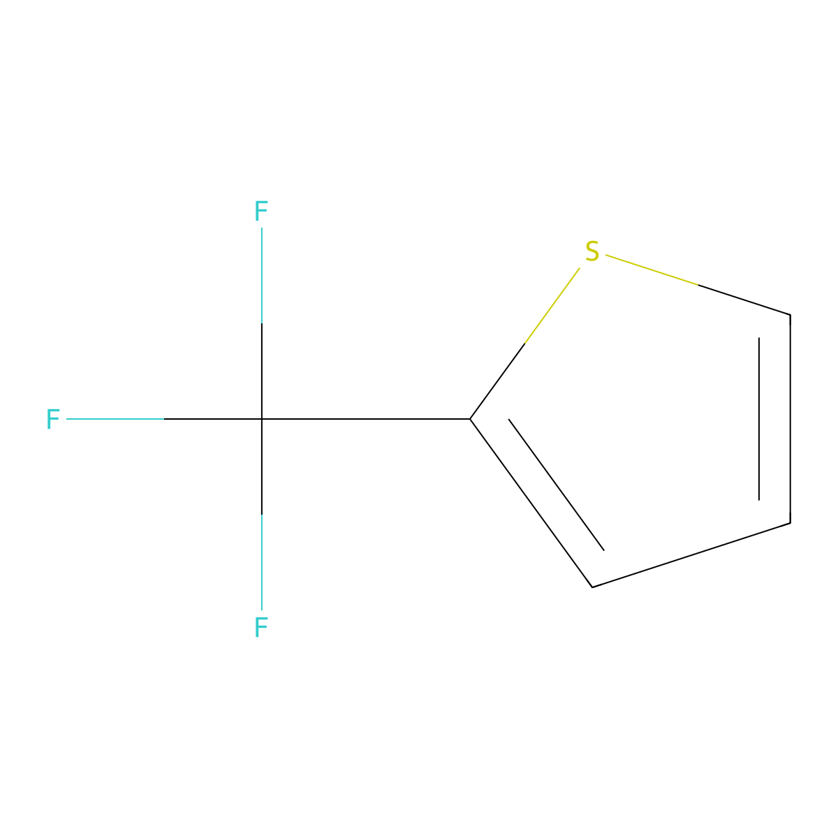 2-(Trifluoromethyl)thiophene molecular structure, CAS 86093-76-7