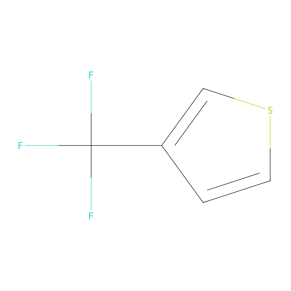 3-(Trifluoromethyl)thiophene molecular structure, CAS 86093-77-8