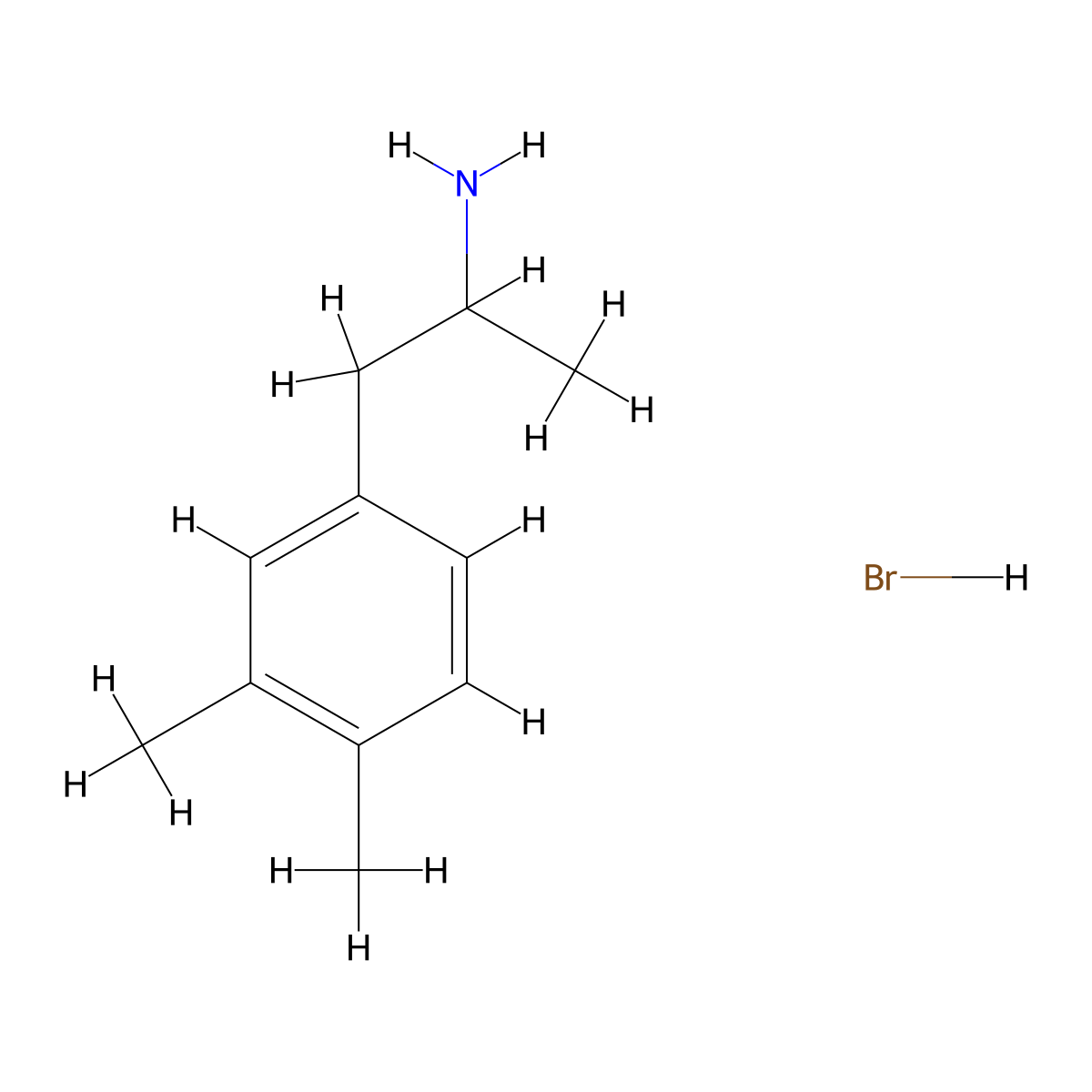 Xylopropamine Hydrobromide molecular structure, CAS 861007-60-5