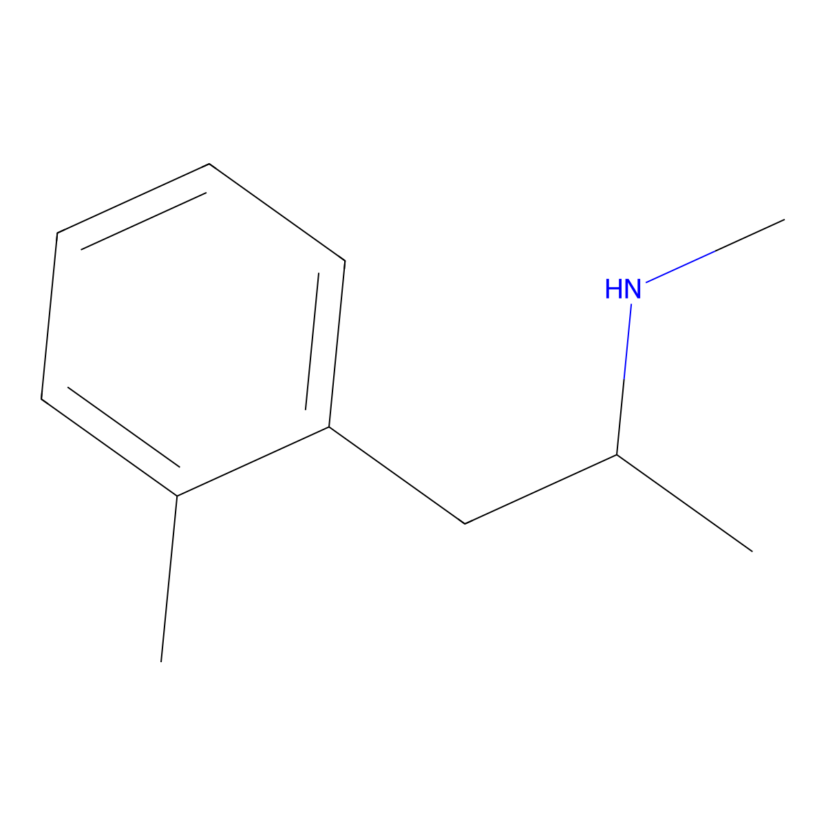 n-Methyl-1-(o-tolyl)propan-2-amine molecular structure, CAS 861007-65-0