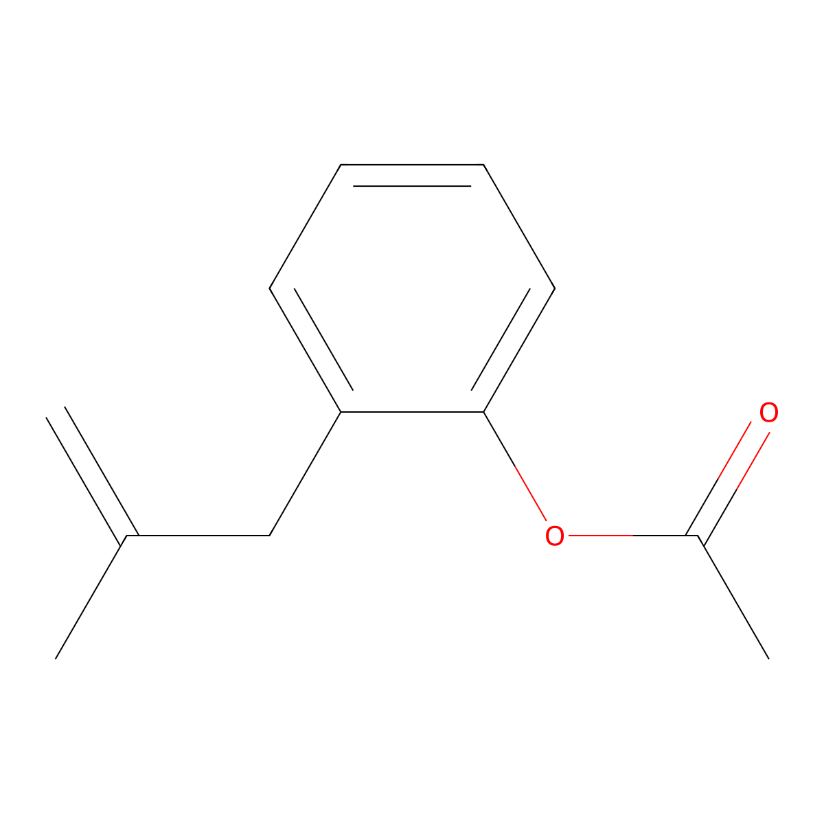 3-(2-Acetoxyphenyl)-2-methyl-1-propene molecular structure, CAS 861009-82-7