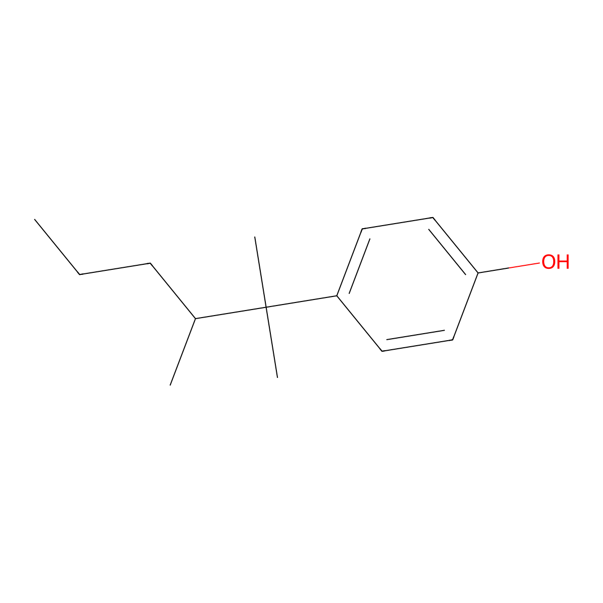 4-(2,3-Dimethylhexan-2-yl)phenol molecular structure, CAS 861011-61-2