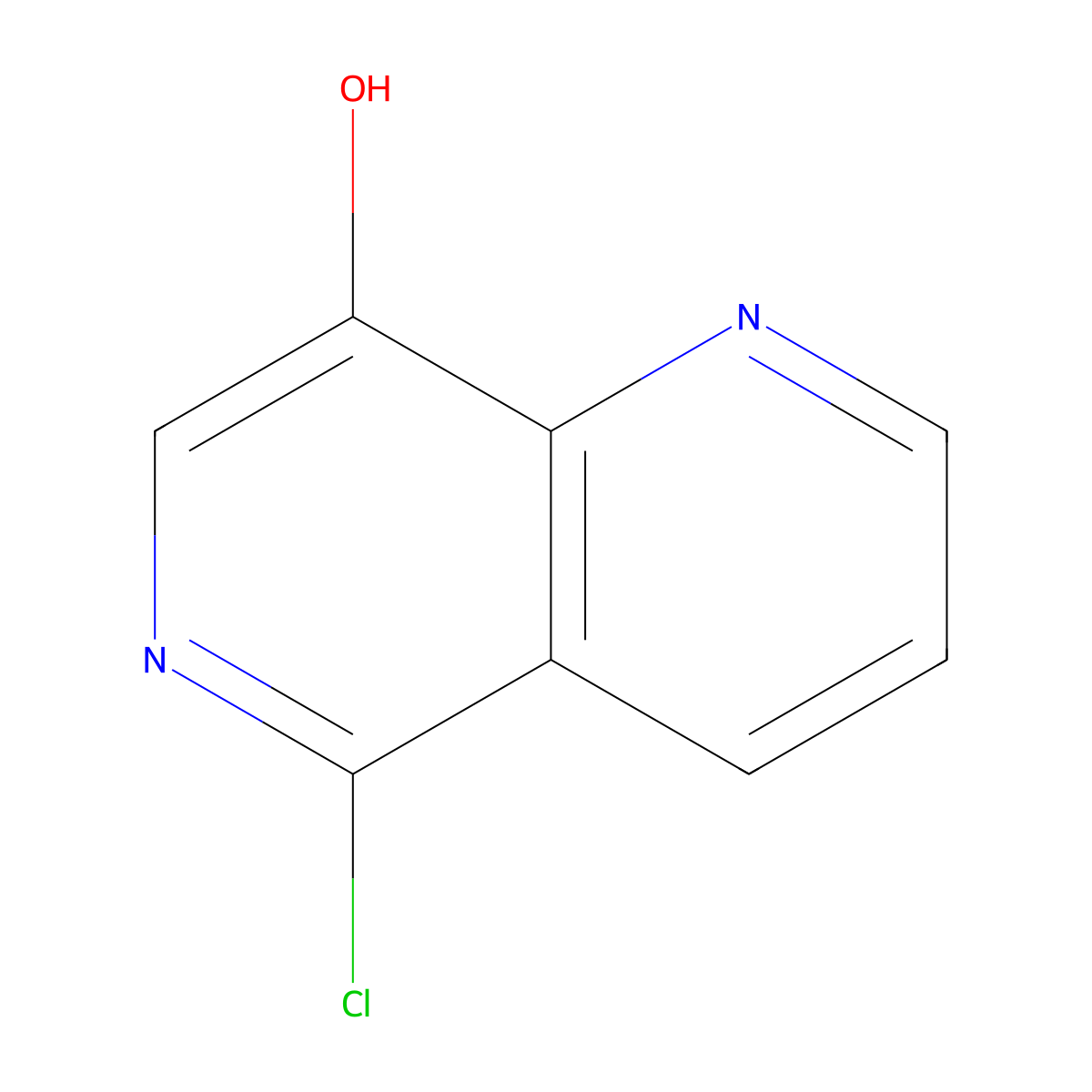 5-Chloro-1,6-naphthyridin-8-ol molecular structure, CAS 861045-85-4